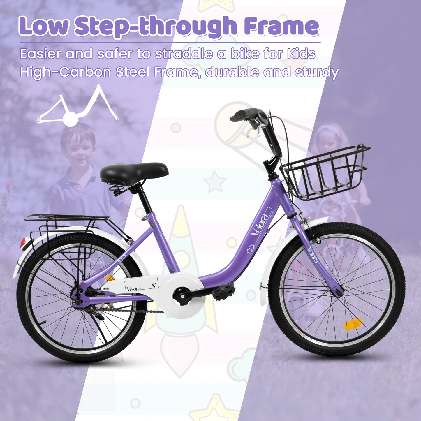 20 Inch Steel Frame Kids Bike