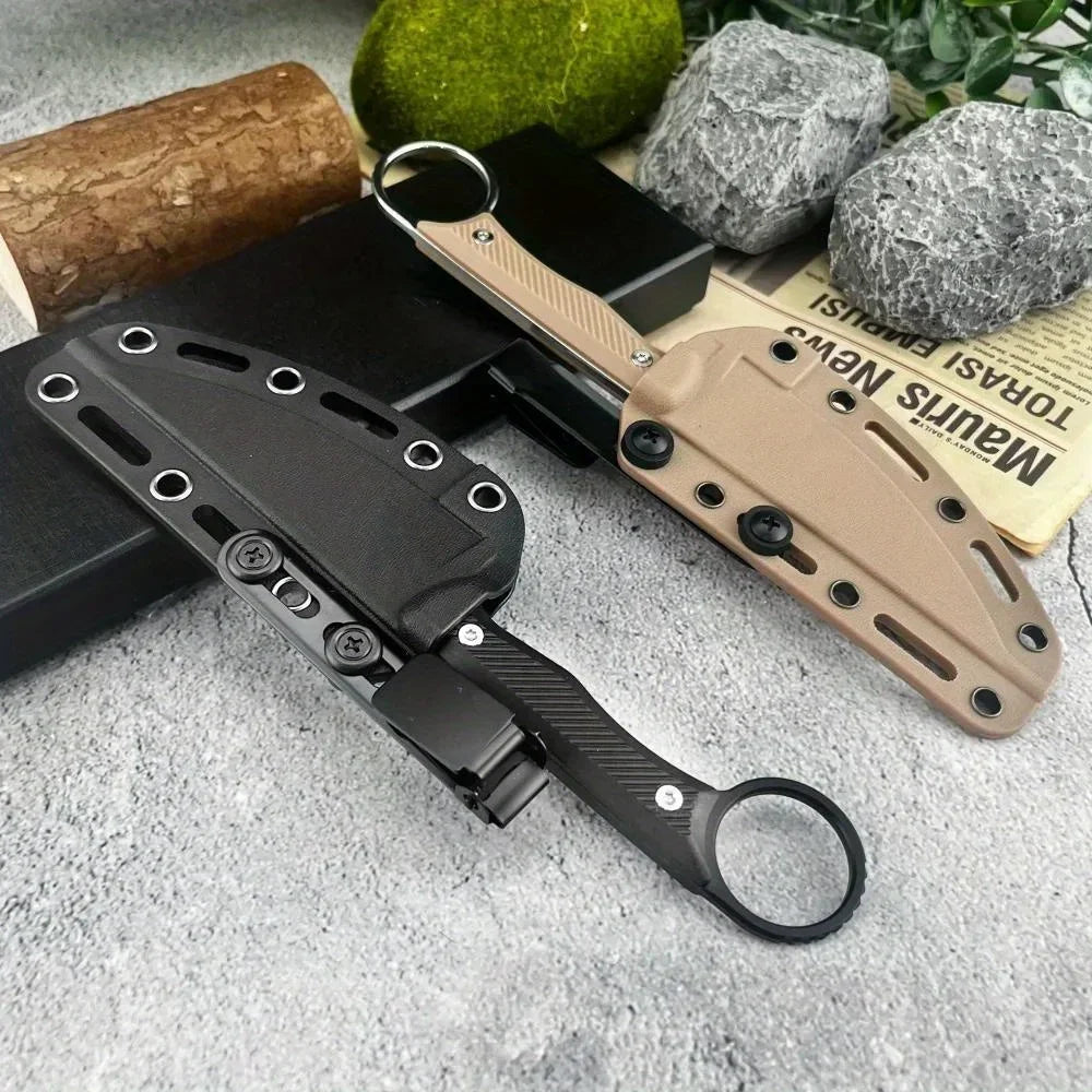 MKC Fixed Blade Knife Camping/Survival/ Mountaineering/Hiking/Jungle With K-Sheath