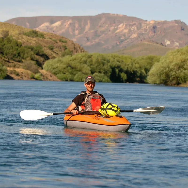 Lagoon1 Orange/Gray Kayak With Pump