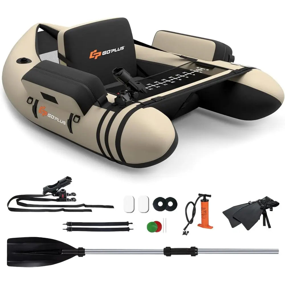 Inflatable Float Tube, Fishing Belly Boat