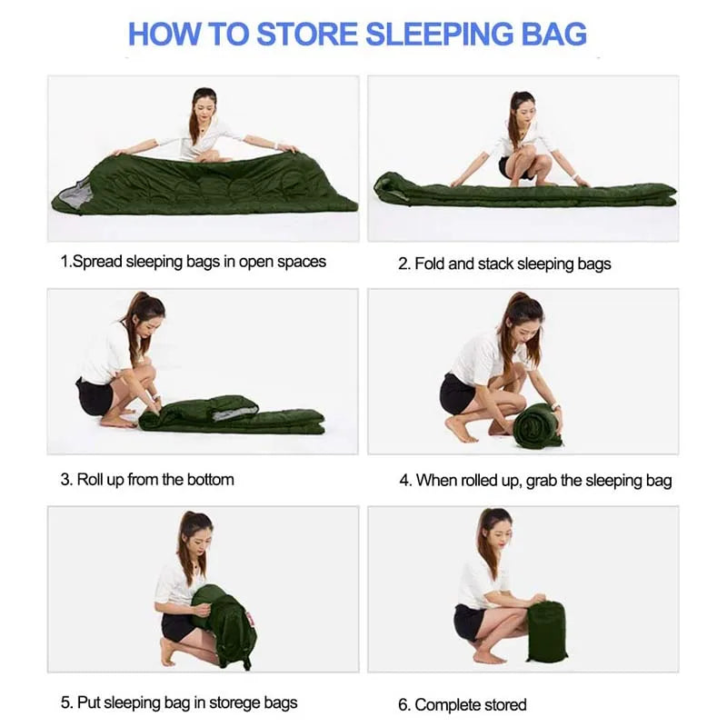 Camping Sleeping Bag Lightweight 4 Season Warm