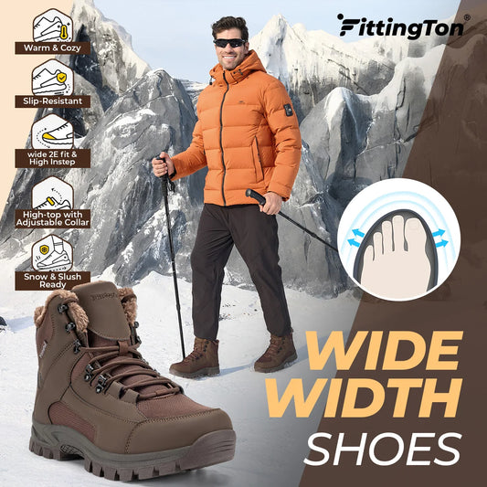 Fittington Winter Boots for Men Wide -15℃