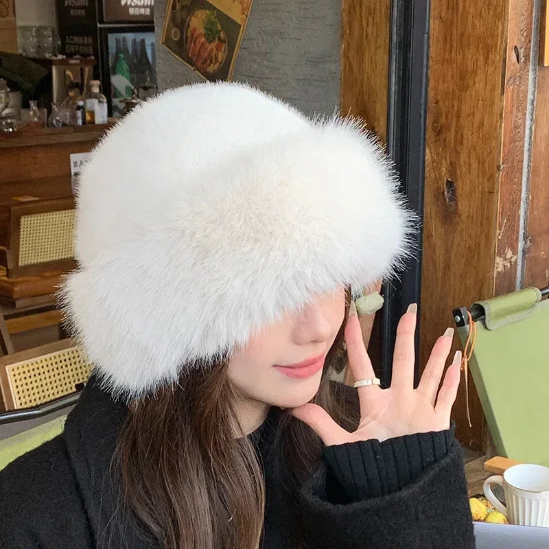 New Women's Fashion Fur Hat