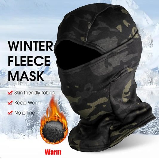 Winter Fleece  Camouflage Outdoor Cold-proof Ski/Cycling Cap