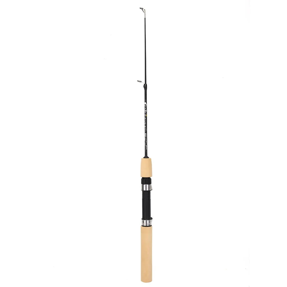 60/80/100cm Ice Fishing Pole Portable Carbon Pole
