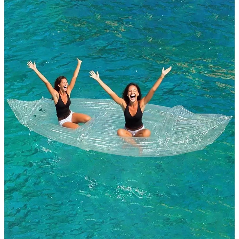 Transparent Kayak, Multi-Person Inflatable Boat