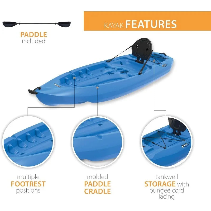 Lotus Sit-On-Top Kayak with Paddle Single