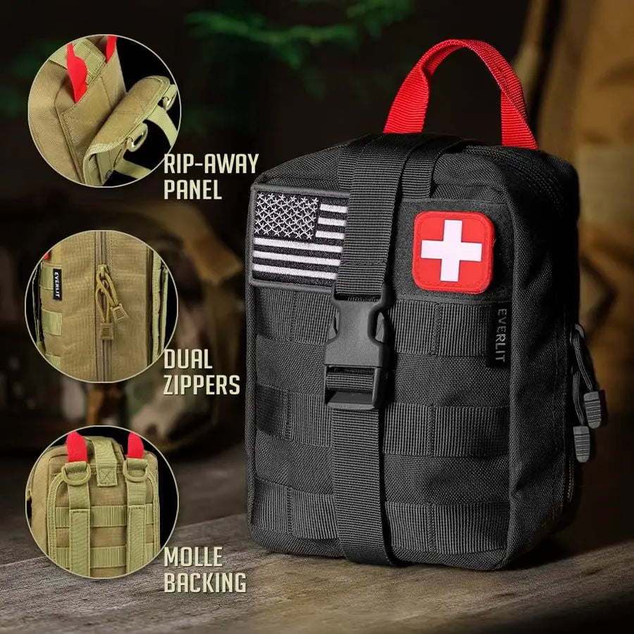 250 Pieces Survival First Aid Kit