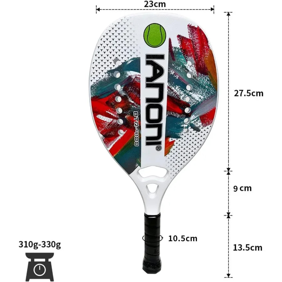 Beach Tennis Racket Carbon Fiber