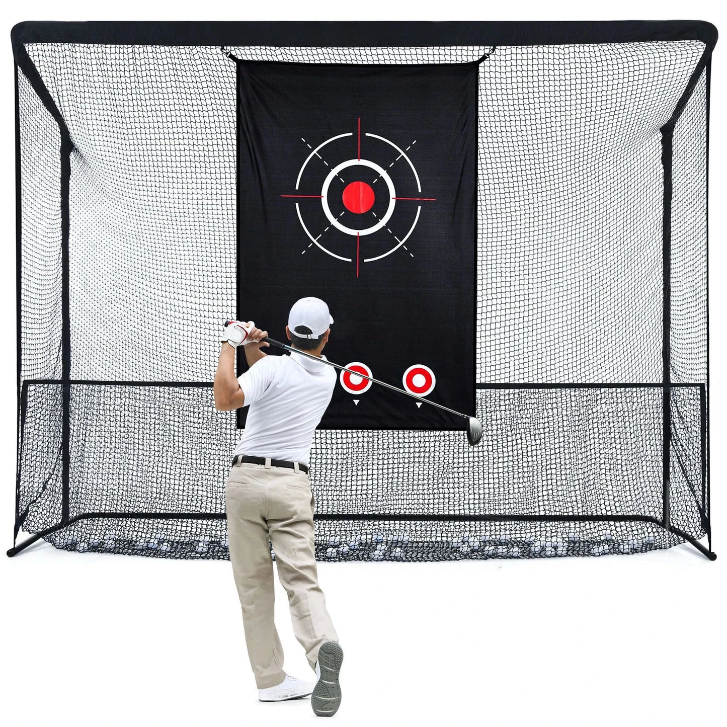 Golf Hitting Net Outdoor/Indoor Driving/Chipping/Training Swing