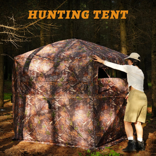 360° See-Through Hunting Blind,  Pop-Up Tent
