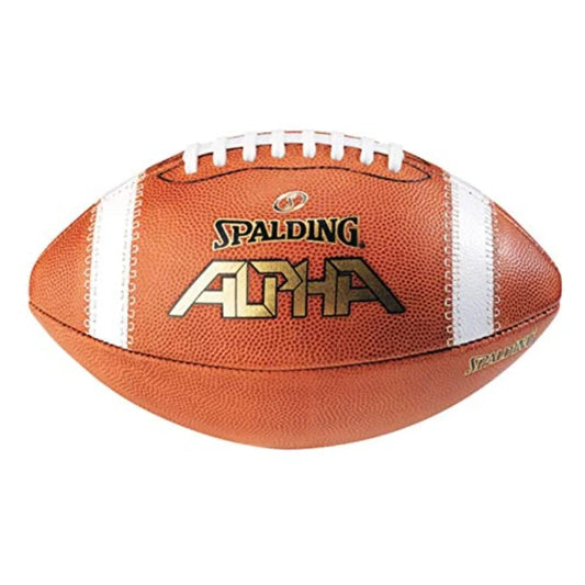 Spalding Alpha Leather Football For Outdoors