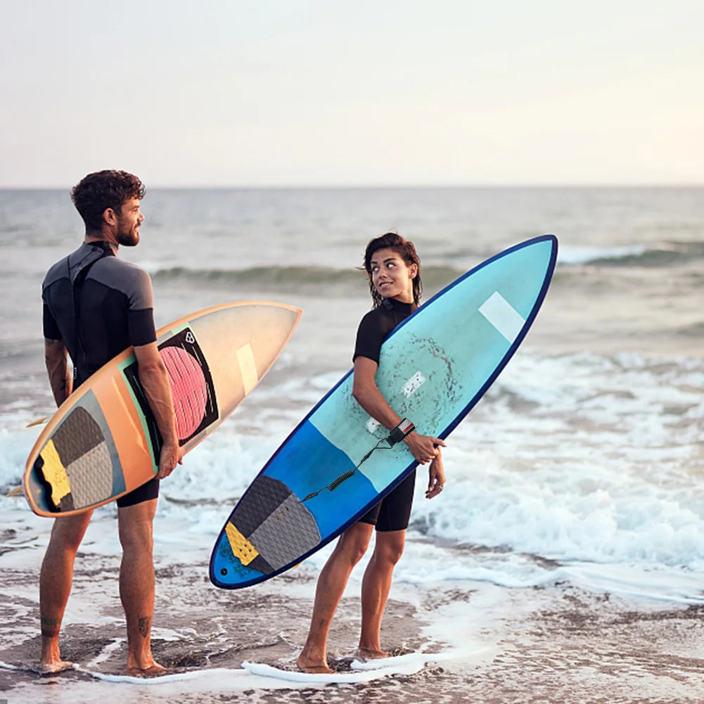 2-5PCS Bodyboard Leash Premium Coiled Wrist Surf Leash