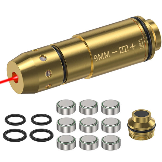 9mm Laser Training Cartridge Red Dot Laser