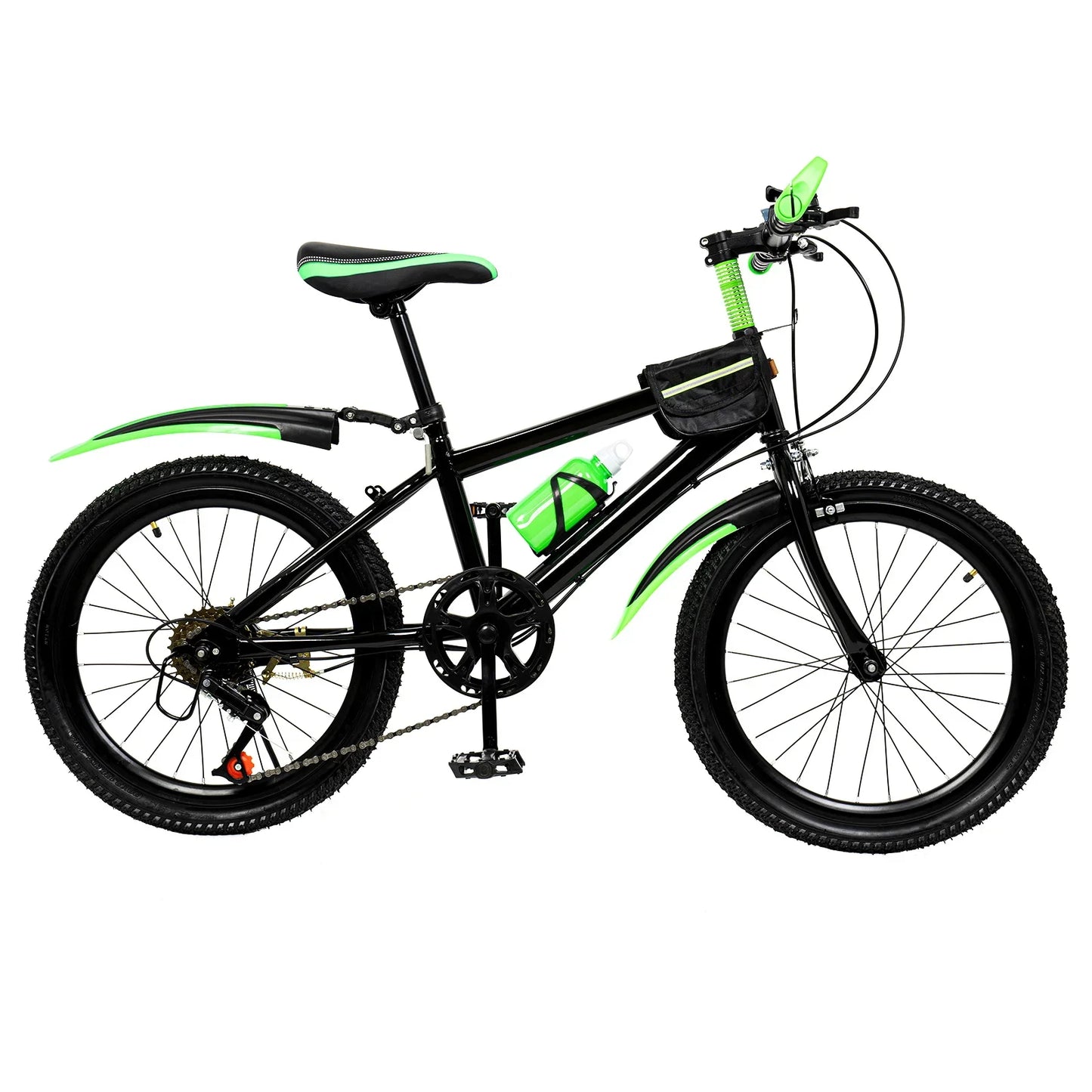 20-Inch Mountain Bike 7-Speeds Kids Bicycle