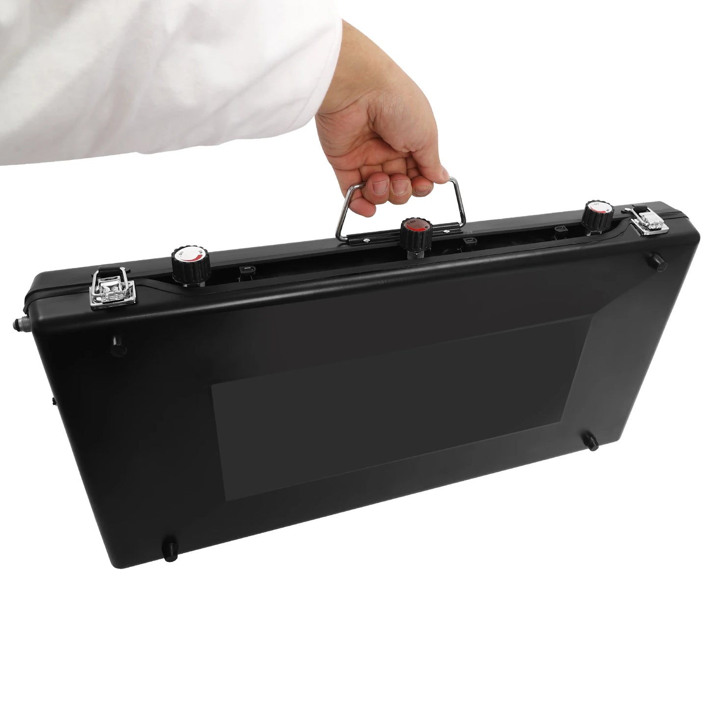 Portable Camping Stove With Griddle 3 Burner