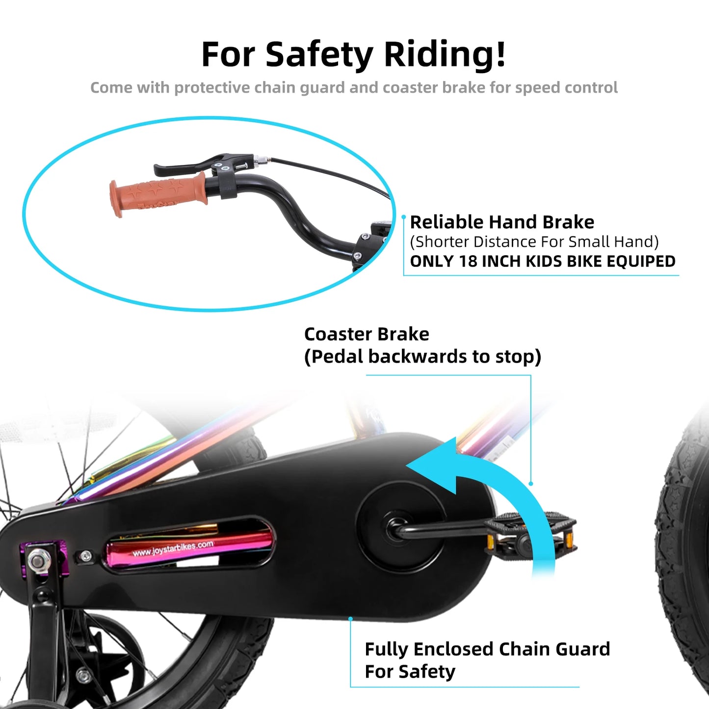 Bike For Boys Girls Ages 2-9 12/14/16/18 Inch