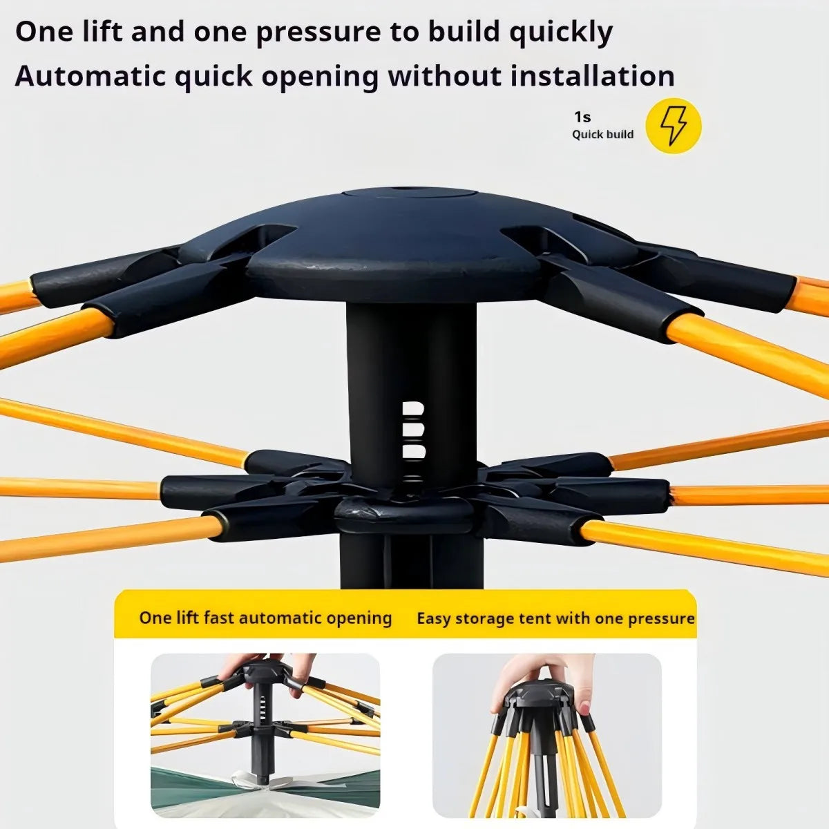 Outdoor shelter Sunshade Camping tent 4 person