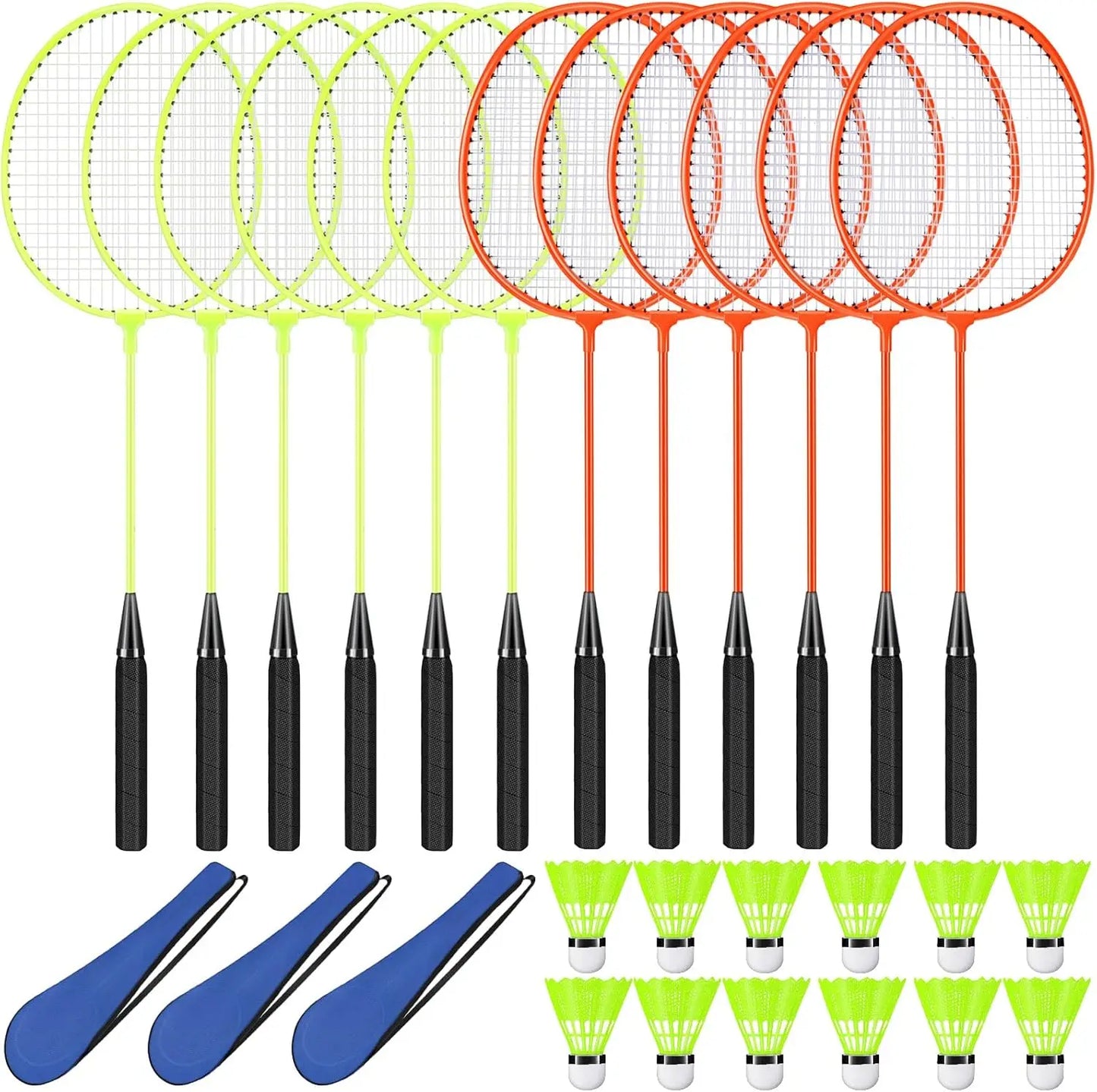 12 Pack Badminton Rackets Set I