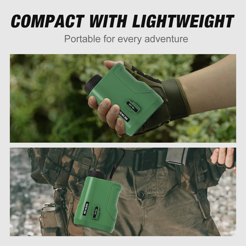REVASRI 1000M  Hunting Rangefinder/Golf Slope Compensation