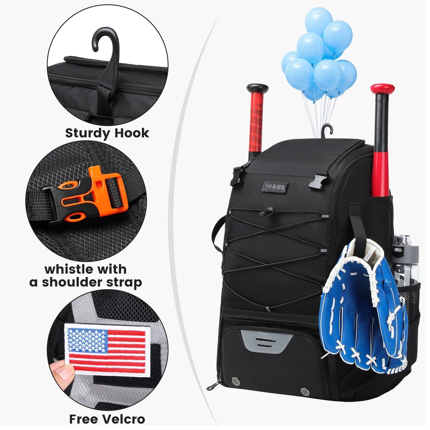Baseball Equipment Bag Baseball Backpack