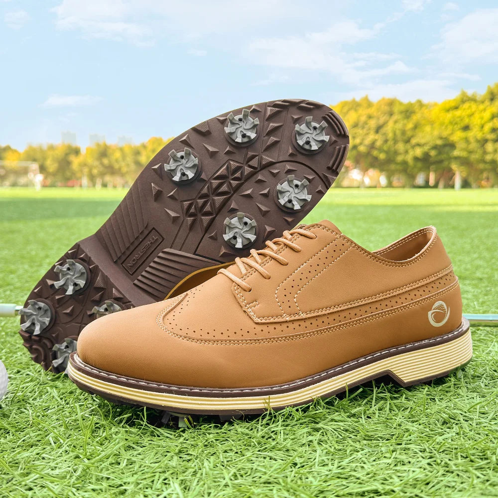 New Golf Shoes Spikes Men Size 7-14