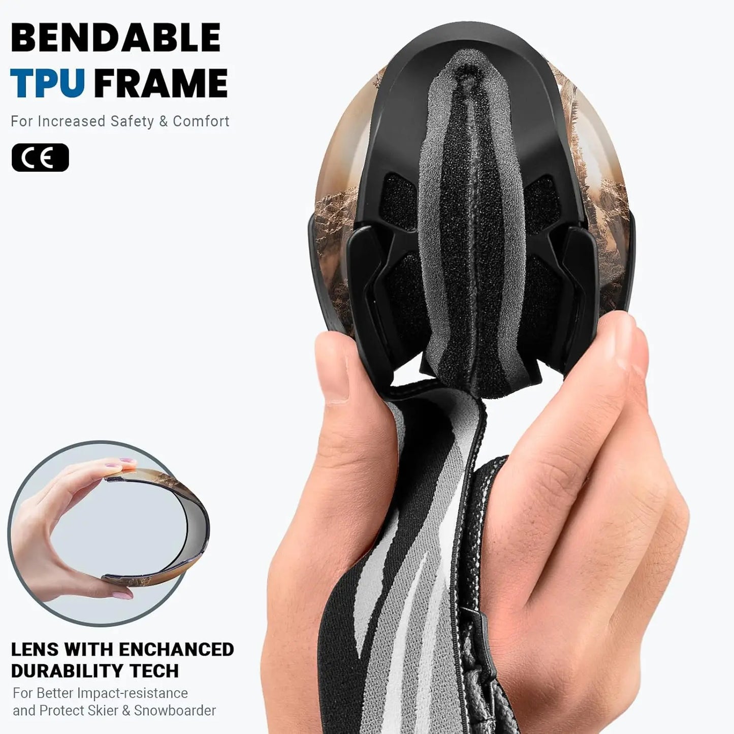 Outdoor Master Ski/Snowboard Goggles Anti-Fog,