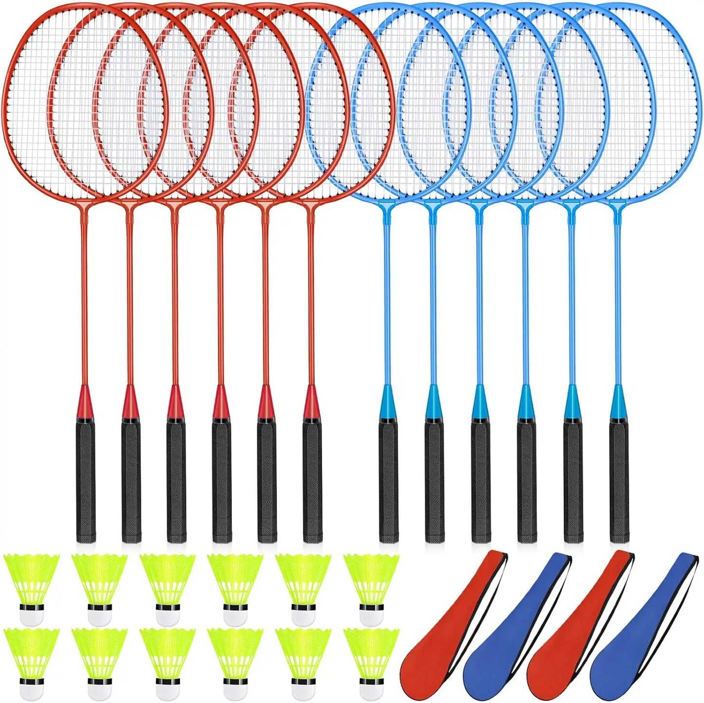 12 Pack Badminton Rackets Set I