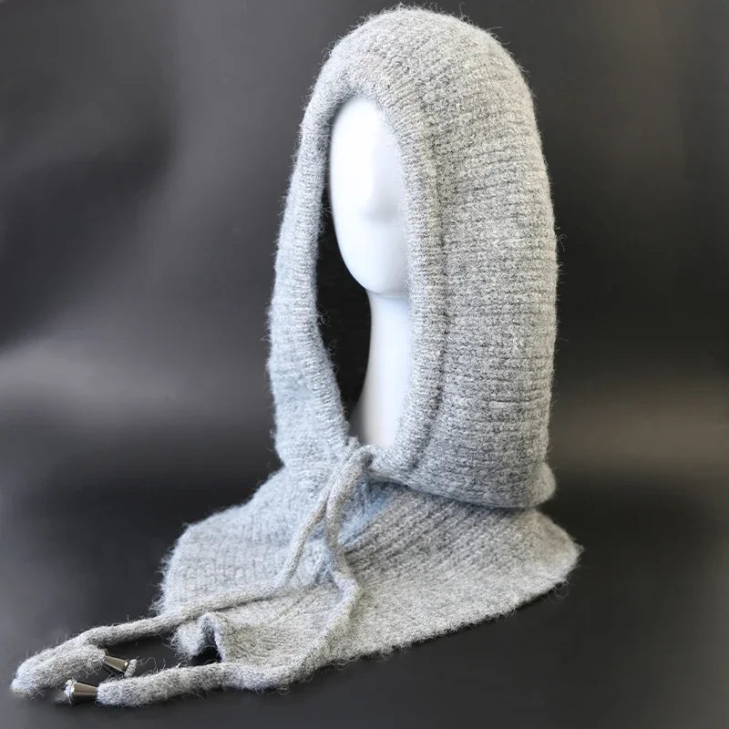 Winter Balaclava Hat Scarf  For Women