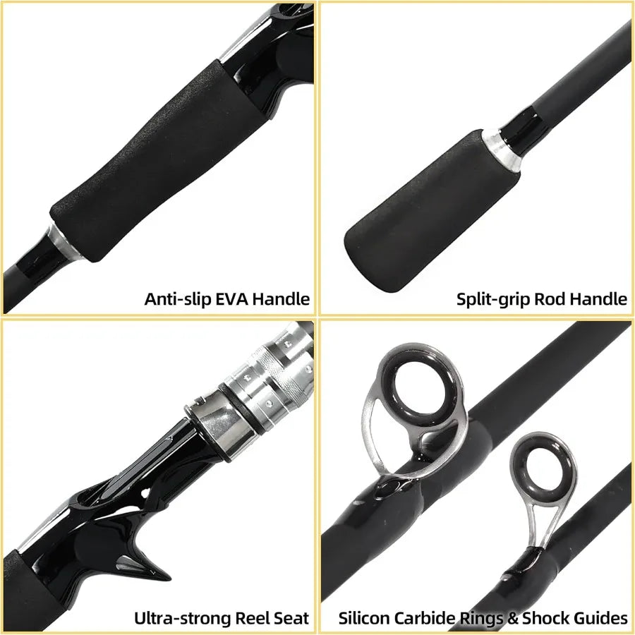 Fishing Rod and Reel Combo Freshwater/Saltwater