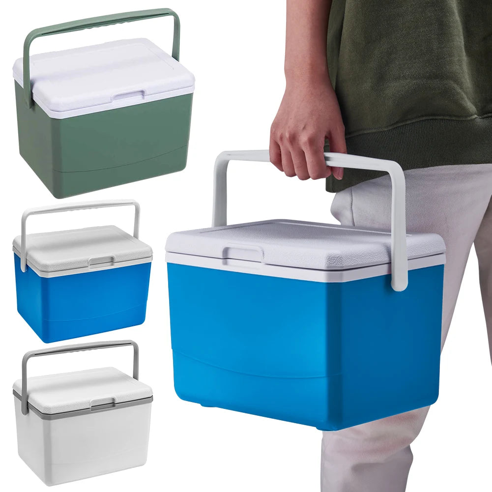 5/4.5L Camping Car Refrigerator w/Handle Mini Freezer