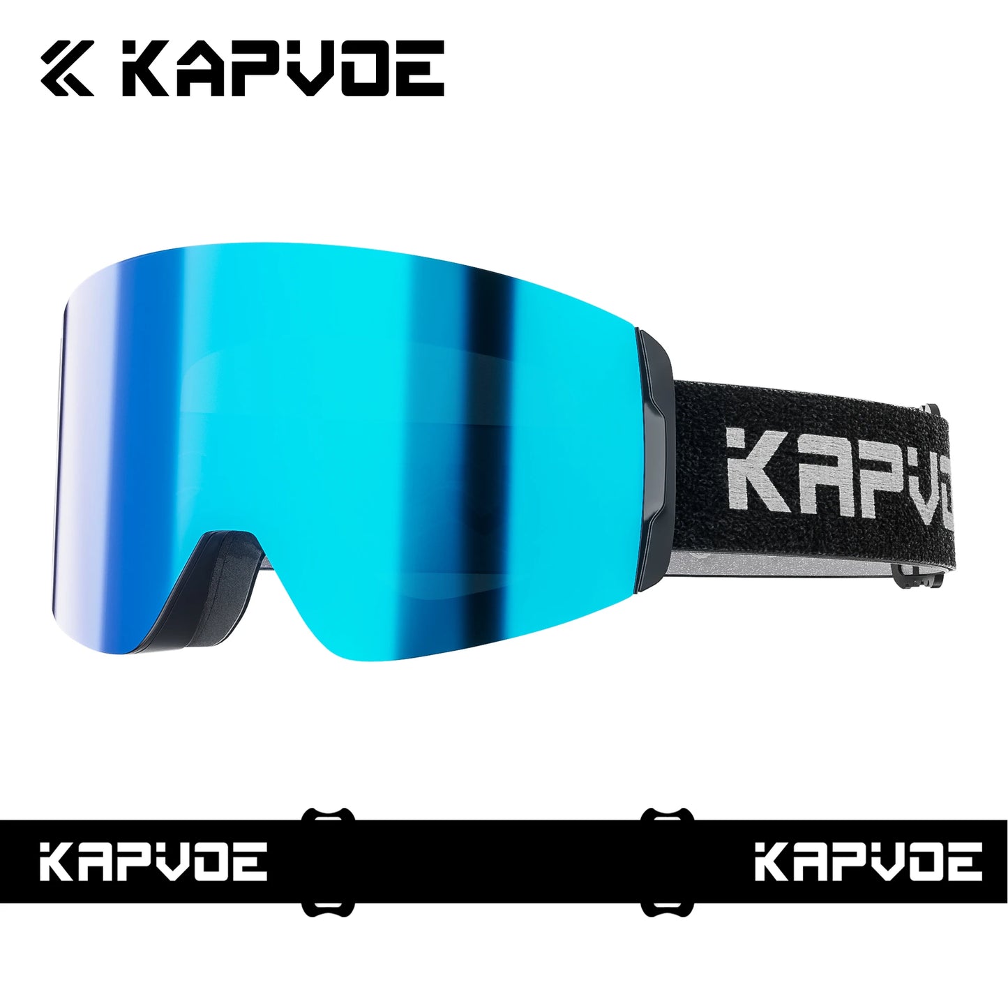 KAPVOE Photochromic Ski/Snowboard Goggles  Magnetic Lens Men/Women