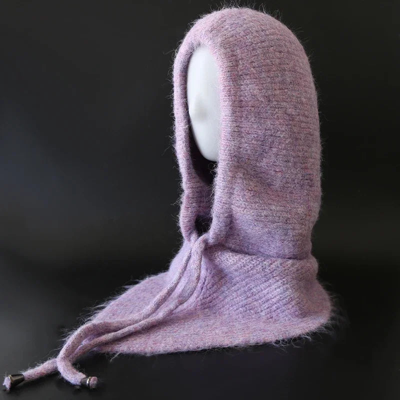 Winter Balaclava Hat Scarf  For Women