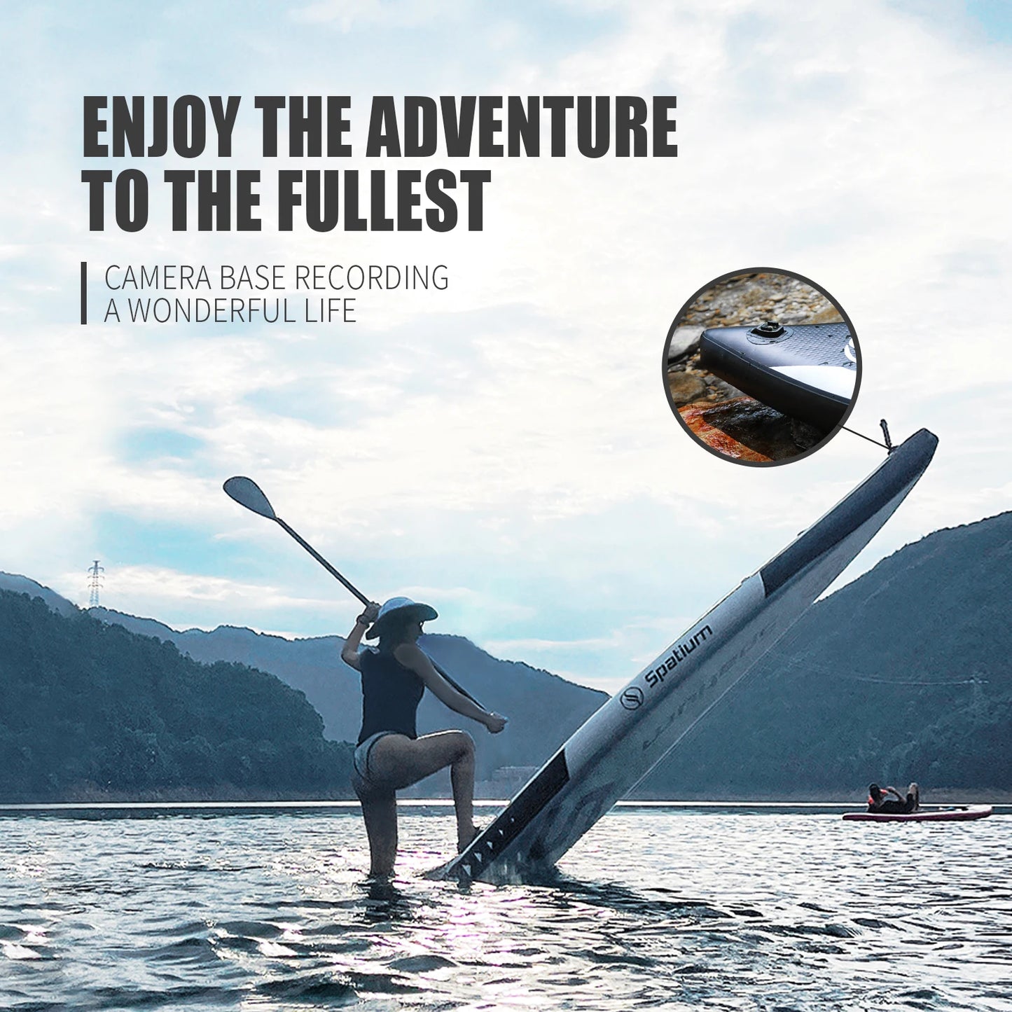 Paddle Board Inflatable Stand-Up Paddle-Board Non-Slip Surf-Board