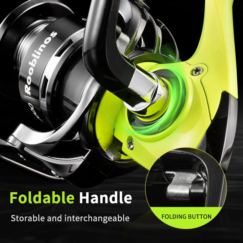 Rooblinos MX Spinning Fishing Reel Saltwater/Freshwater
