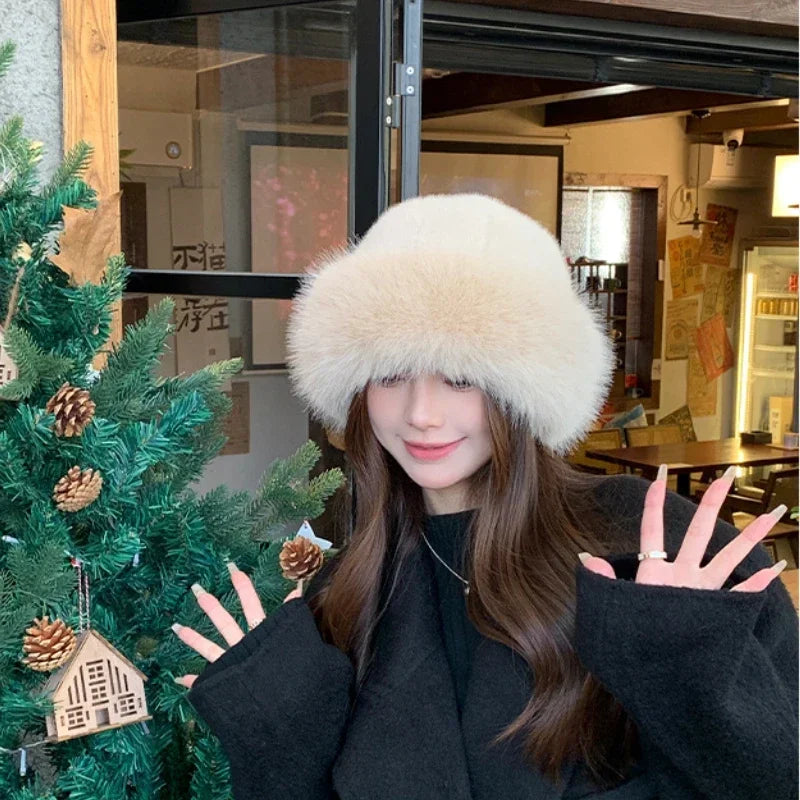 New Women's Fashion Fur Hat