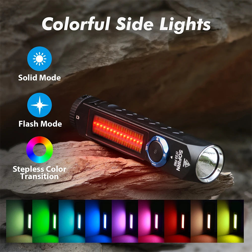 Sofirn PRO RGB  Powerful LED Flashlight Rechargeable