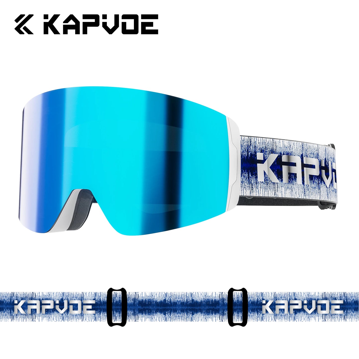 KAPVOE Photochromic Ski/Snowboard Goggles  Magnetic Lens Men/Women