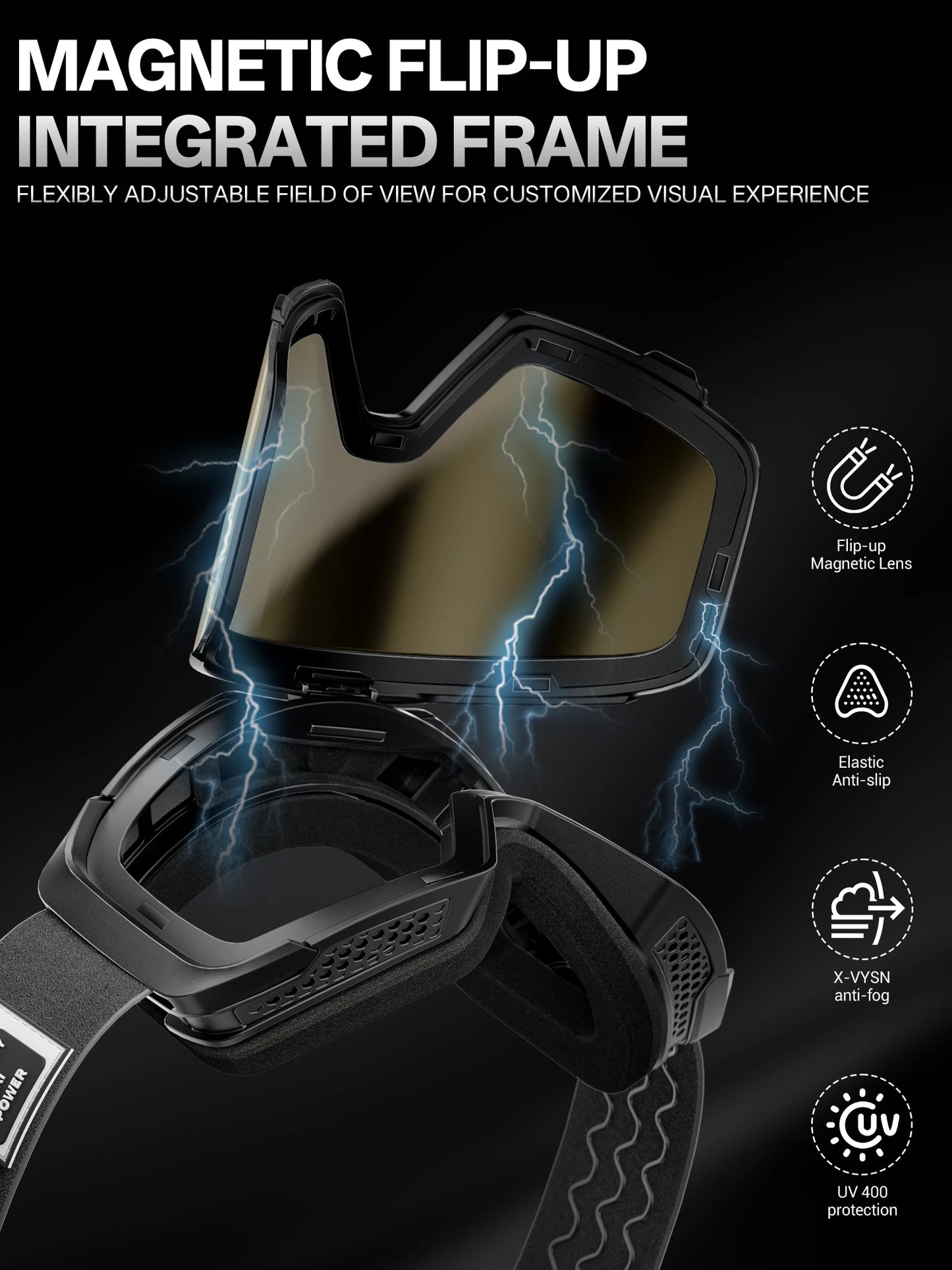 KAVOE Outdoor Photochromic Ski/Snowboard Goggles Anti-FOG